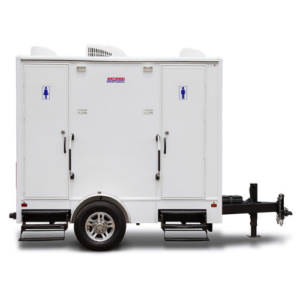 ADA Handicap-Accessible Portable Restroom Trailer - 2 Stations